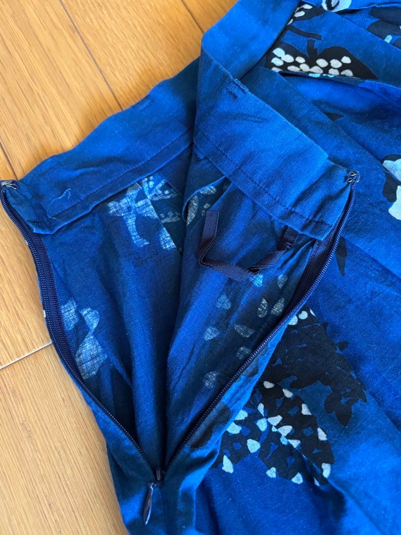 45rインディゴプリント　セットアップ