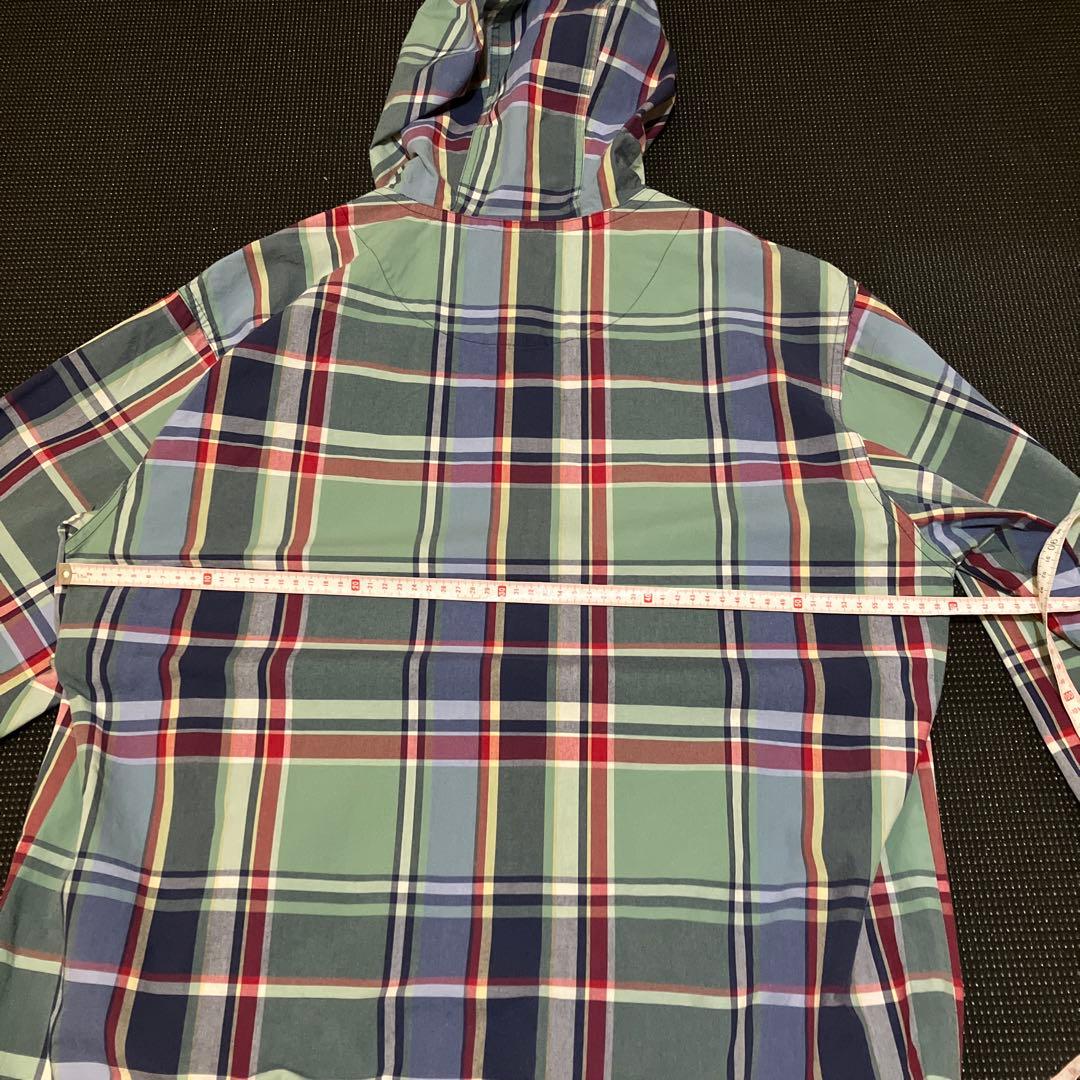 old eddie bauer /アノラックパーカー チェック プルオーバー