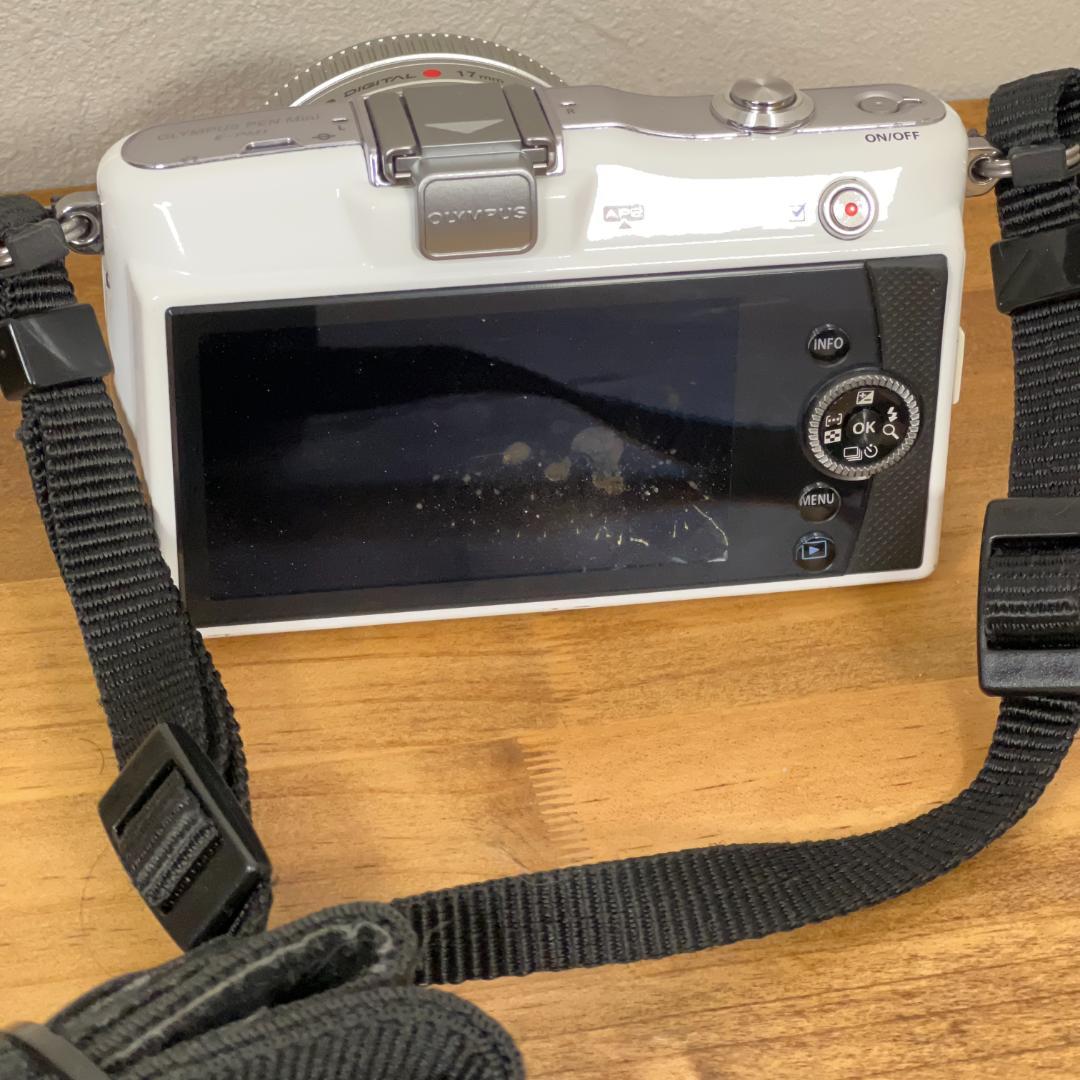 動作確認済 OLYMPUS E-PM1 ダブルレンズセット ミラーレス一眼