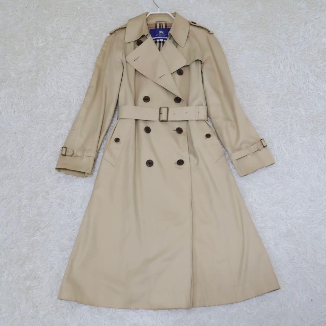 バーバリーブルーレーベル　トレンチコート　ベージュ　ノバチェック