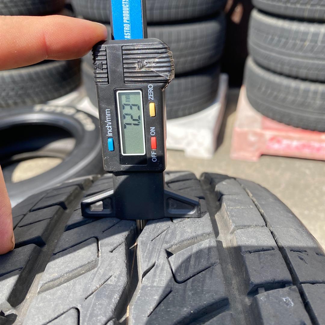 ◇中古溝有りホワイトレター215/65R16LT 2本　ハイエース、キャラバン