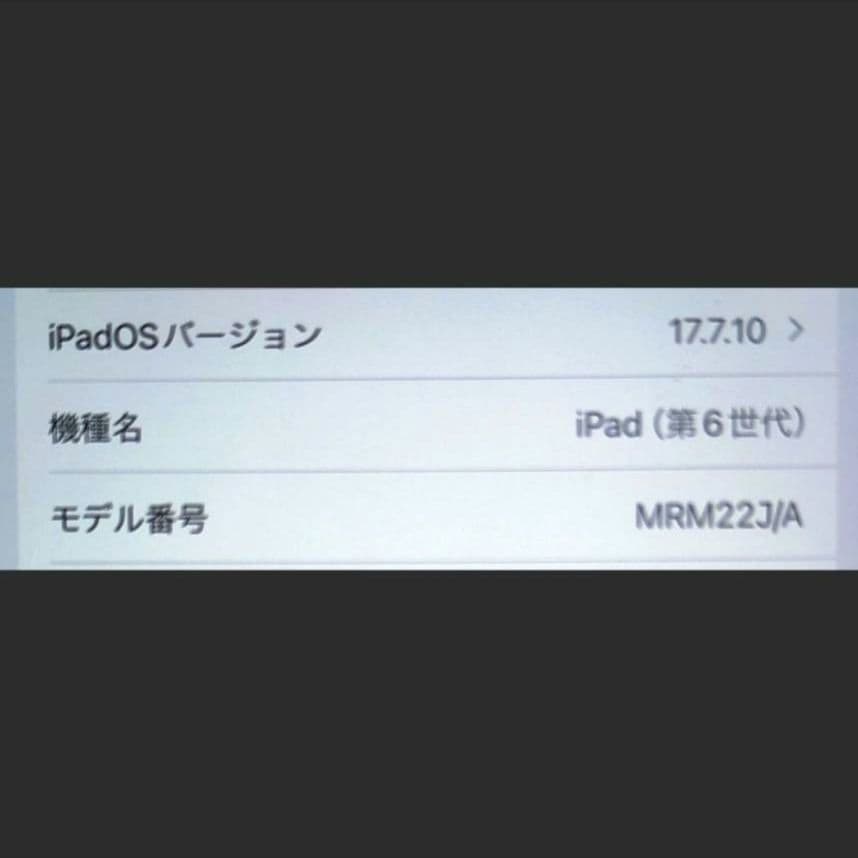 【iPad】第6世代 9.7インチ128GB　Wi-Fi＋セルラーA1954