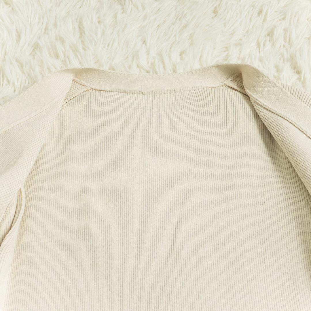 美品 Deuxieme Classe DINER RIB Vネックカーディガン