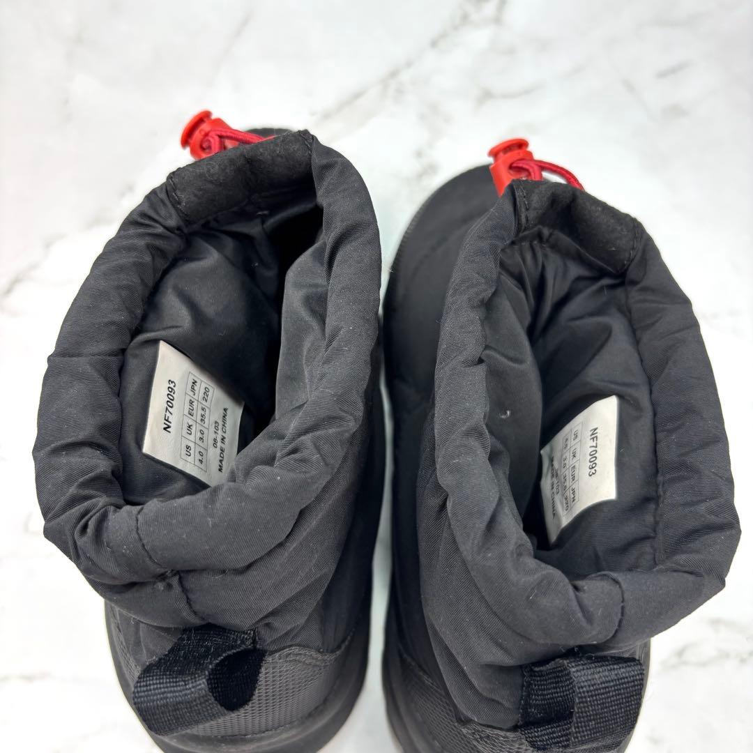 【大人気】THE NORTH FACE ヌプシ スノー ブーツ 22 ブラック