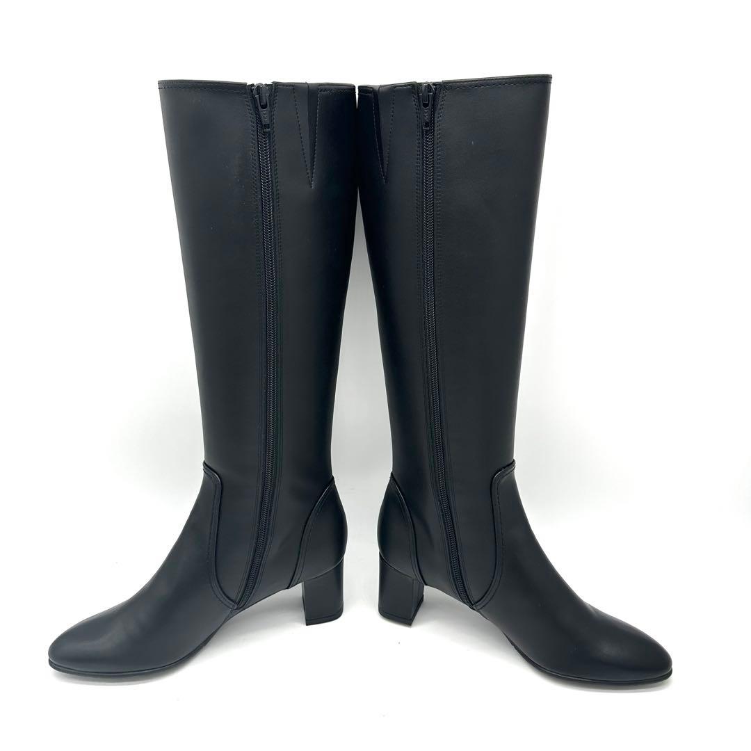〈極美品〉DIANA WELL FIT【23EE】サイドジップ ロングブーツ