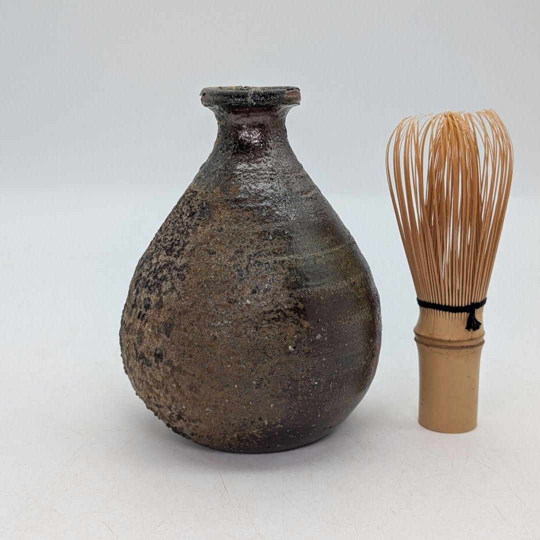 本山和泉 備前焼 徳利B 共箱栞 とっくり 酒器 食器 一輪挿し花入 花器 花瓶