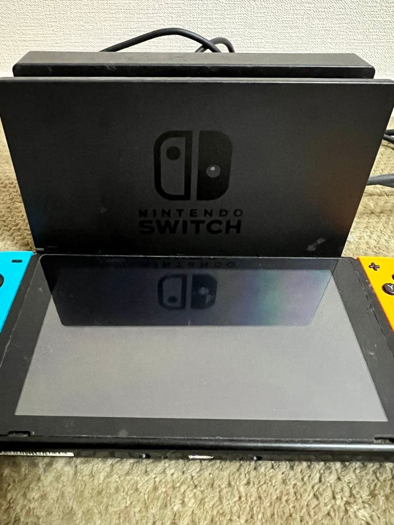 Nintendo Switch 本体 青とオレンジのジョイコン