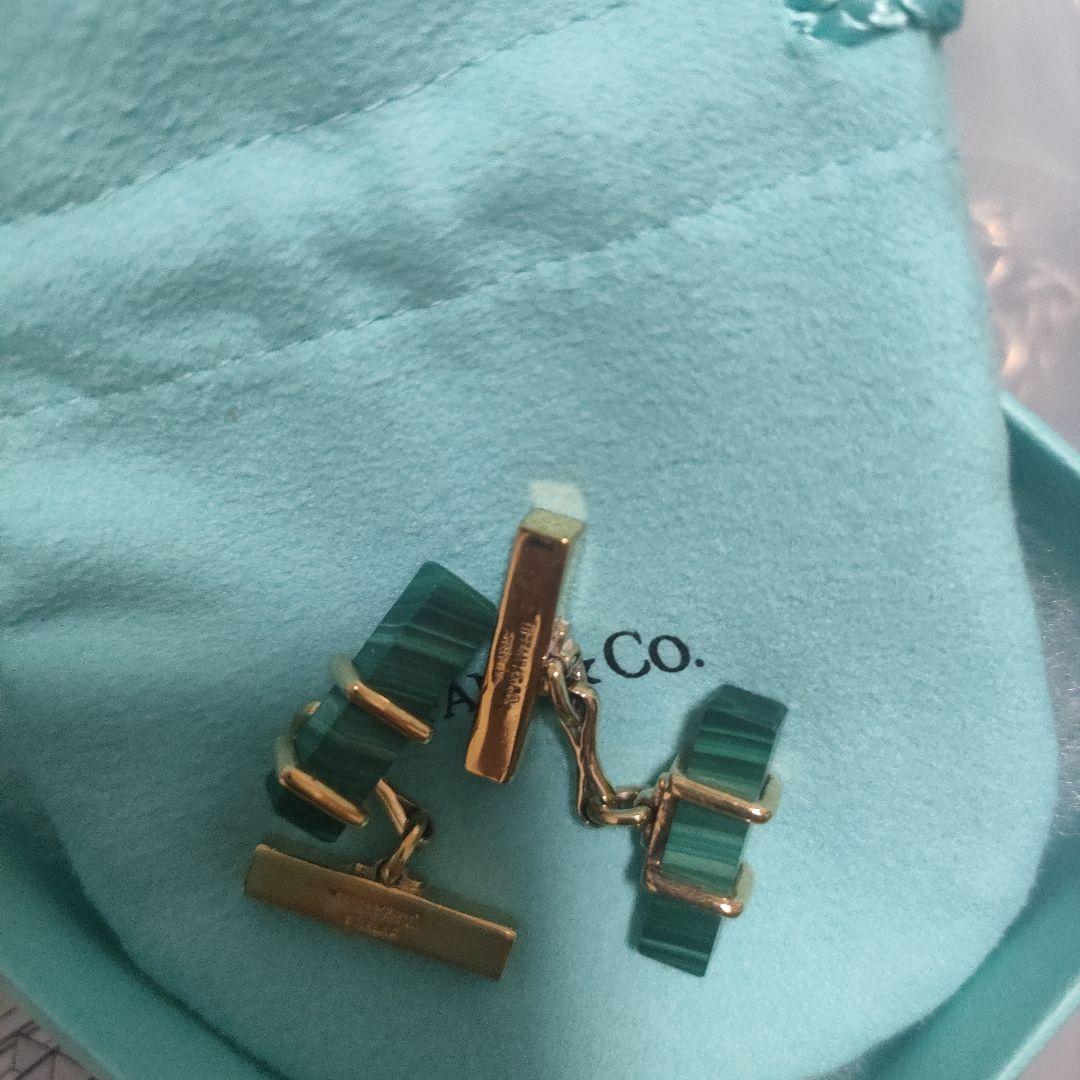 Tiffany & Co. マラカイト カフリンクス
