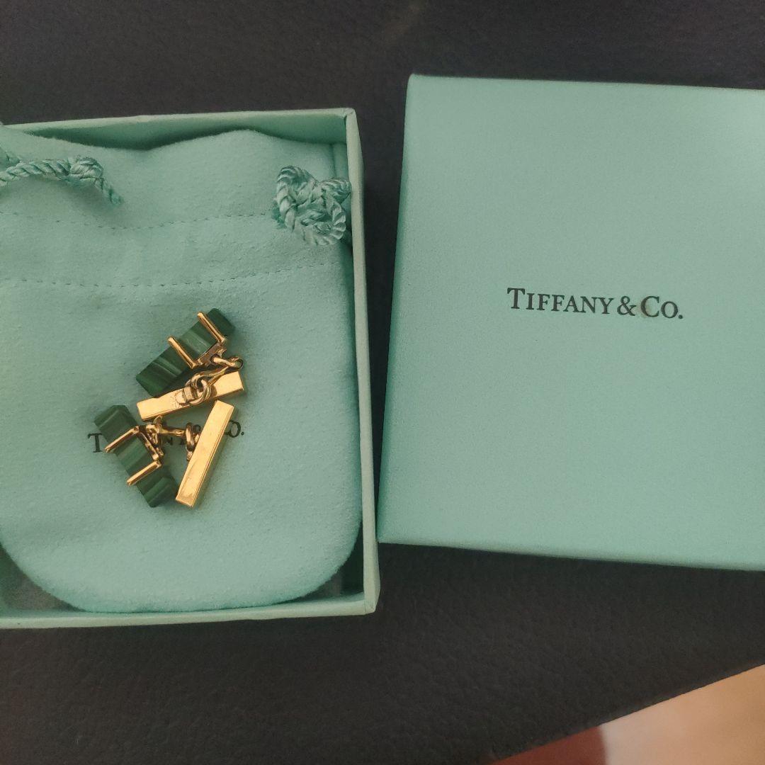 Tiffany & Co. マラカイト カフリンクス