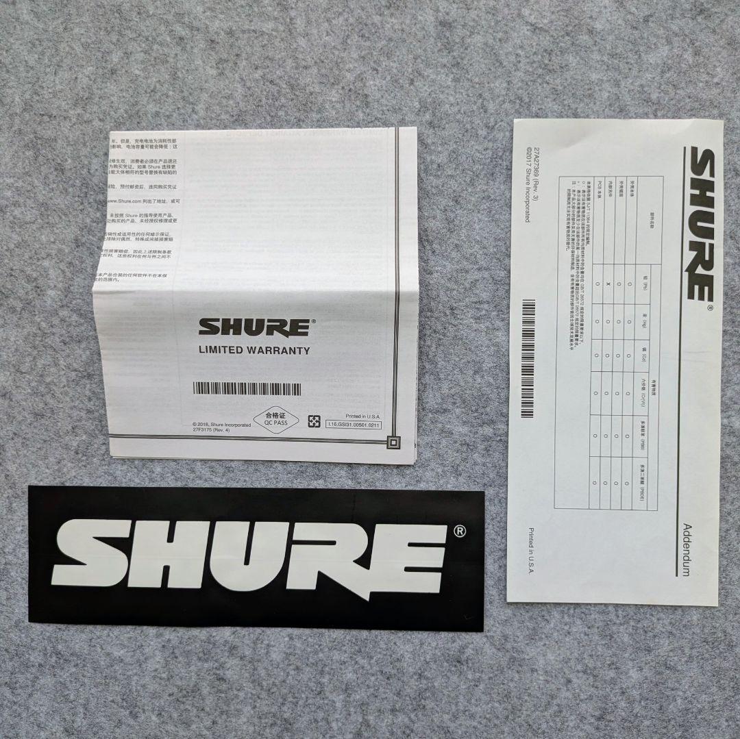 SHURE SM58 シュアー ダイナミックマイクロフォン