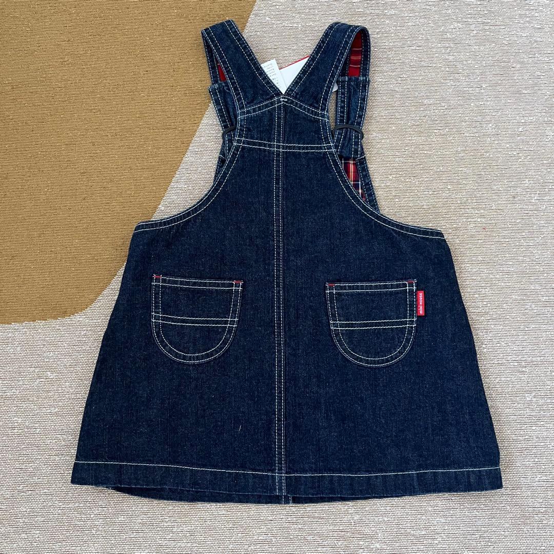 【Mmk様】(タグ付き未使用品)ミキハウス　ジャンパースカート