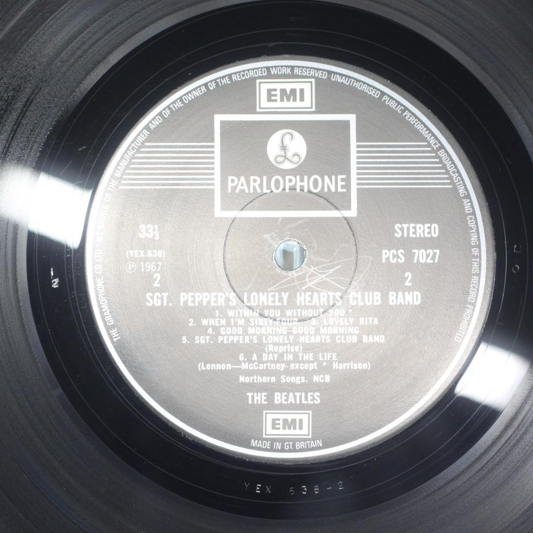 英LP The Beatles Sgt. Pepper's UK盤 Stereo