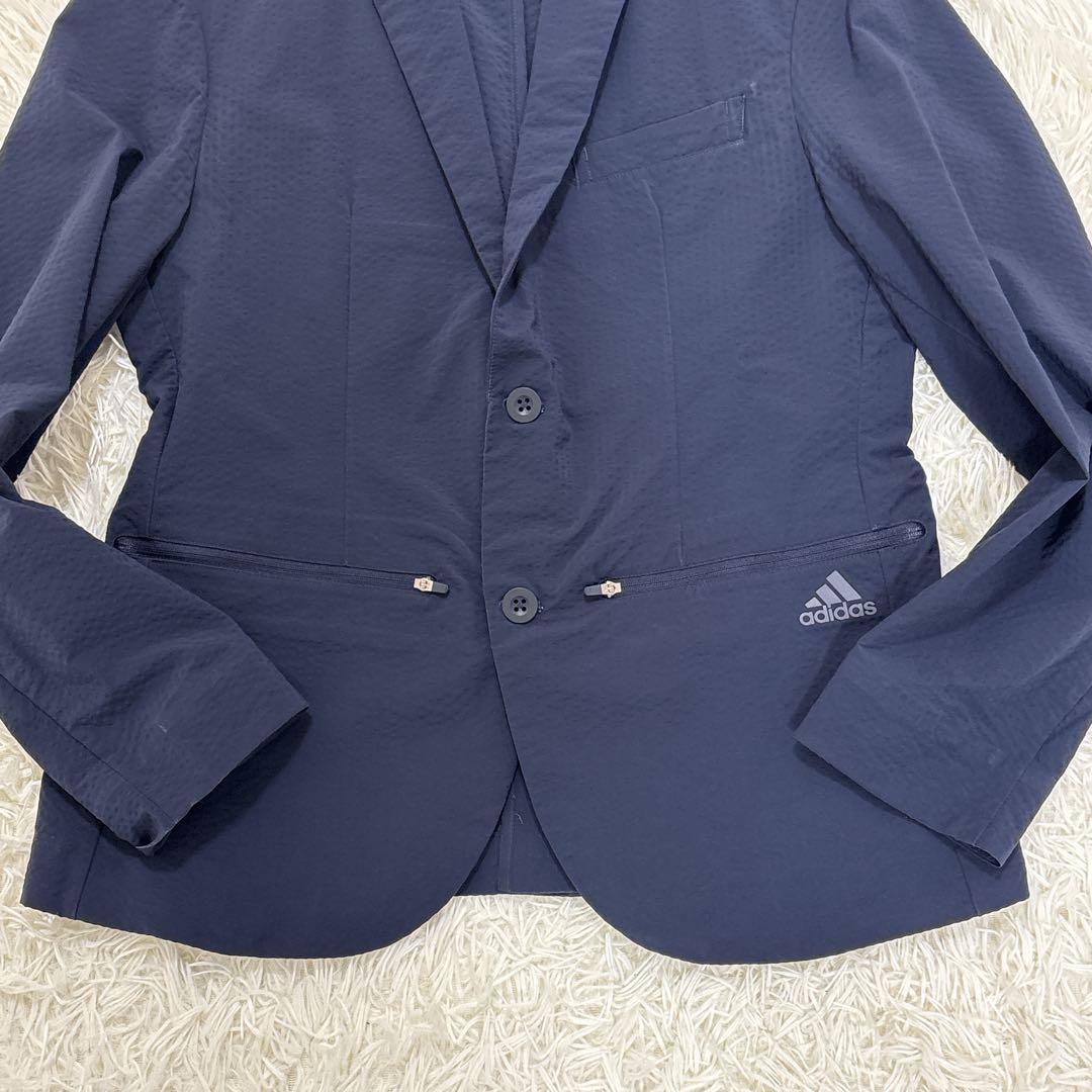 adidas × ISETAN✨ICON SUIT シアサッカー ジャケット　L