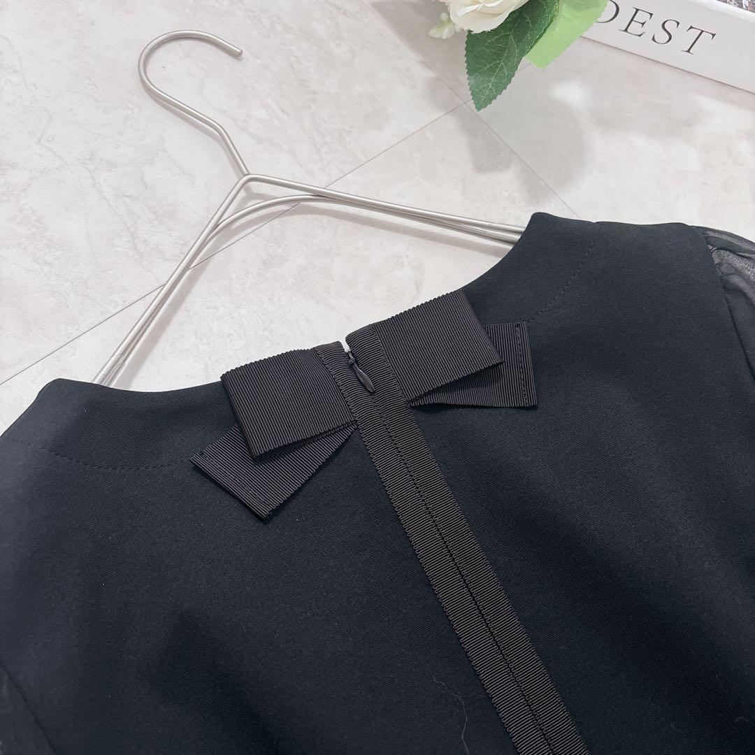 テカテカ様　美品♡21SS エムズグレイシー レイヤード風ワンピース シアー袖