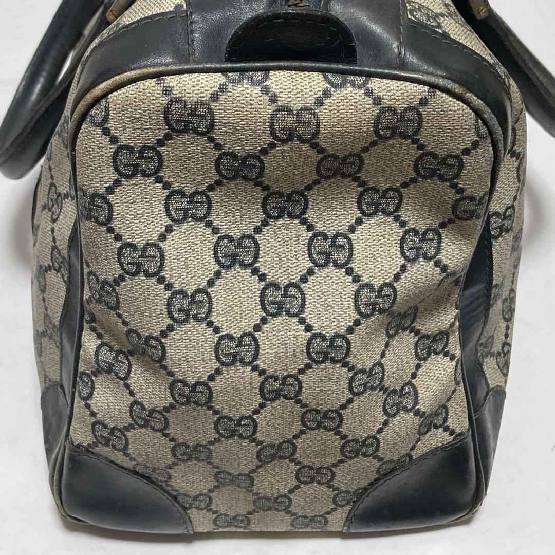 GUCCI ボストンバッグ オールドグッチ シェリーライン GG柄 スプリーム