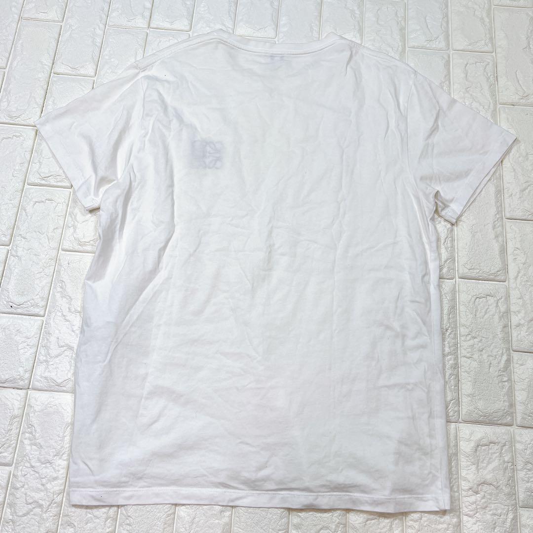 LOEWE ロエベ アナグラム Tシャツ カットソー 白　Lサイズ
