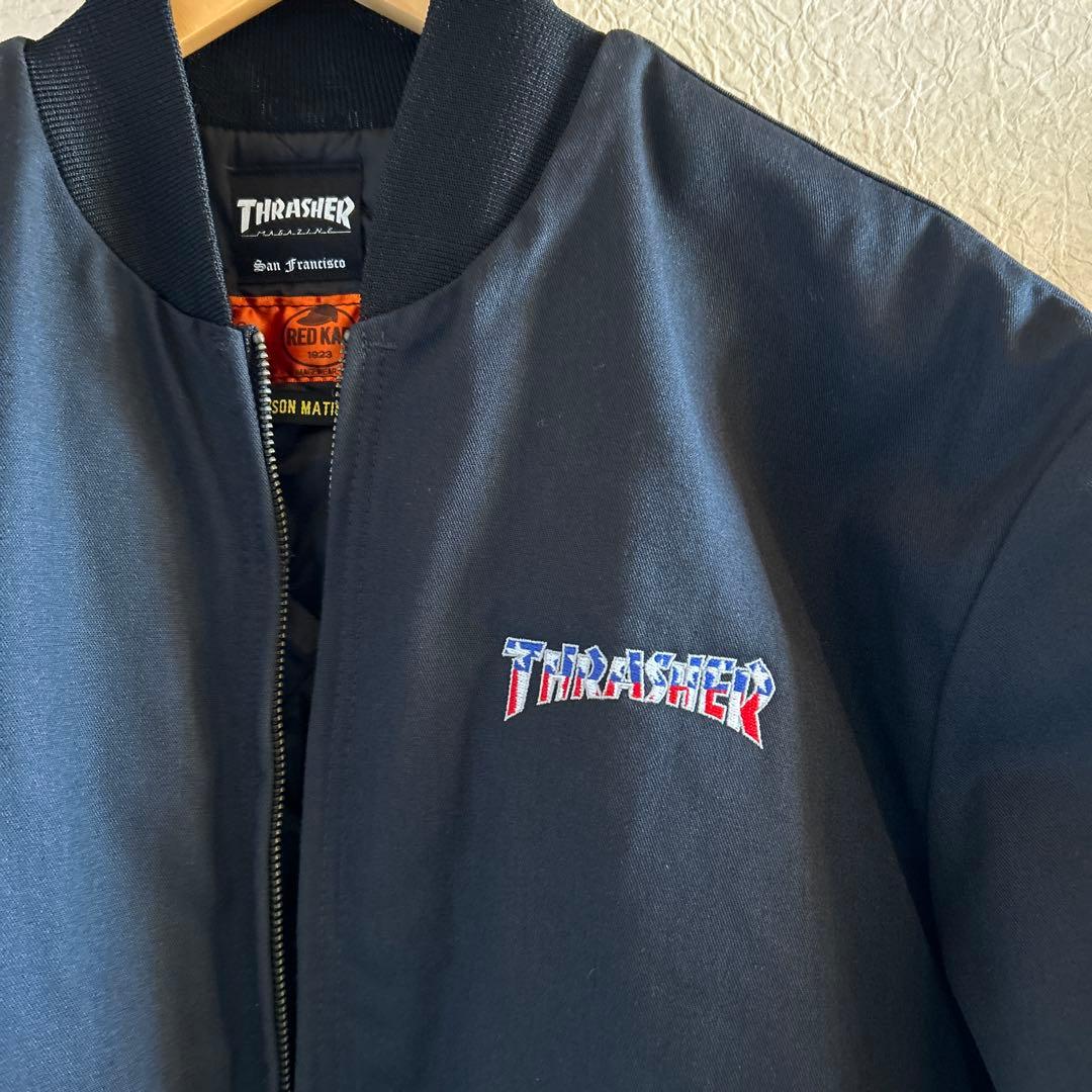 KaiKai 様用THRASHER✖️RED CAP MA-1ジャケット Mサイズ