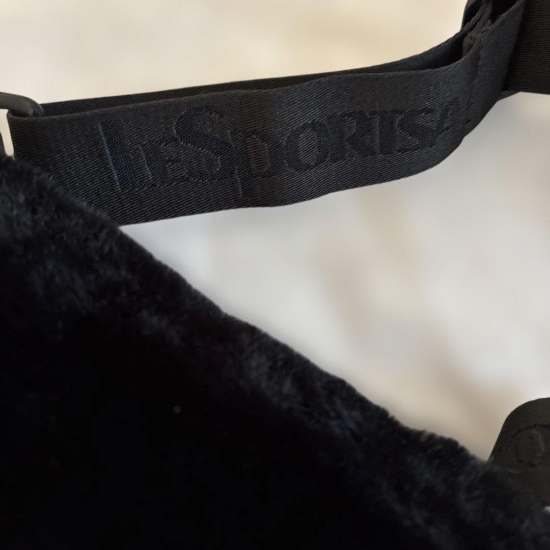 未使用品　LESPORTSAC ブラック　ファー　ボディバッグ　ショルダーバッグ