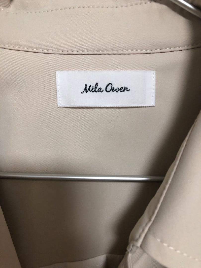 Mila Owen ミラオーウェン ダブルブレストショートトレンチコート