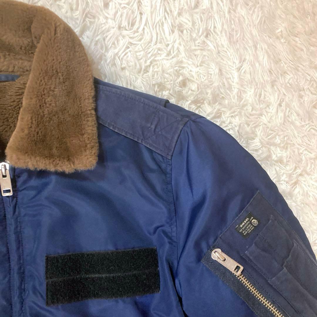 【DIESEL】B-15タイプ 2WAY ボア着脱可能　L ネイビー