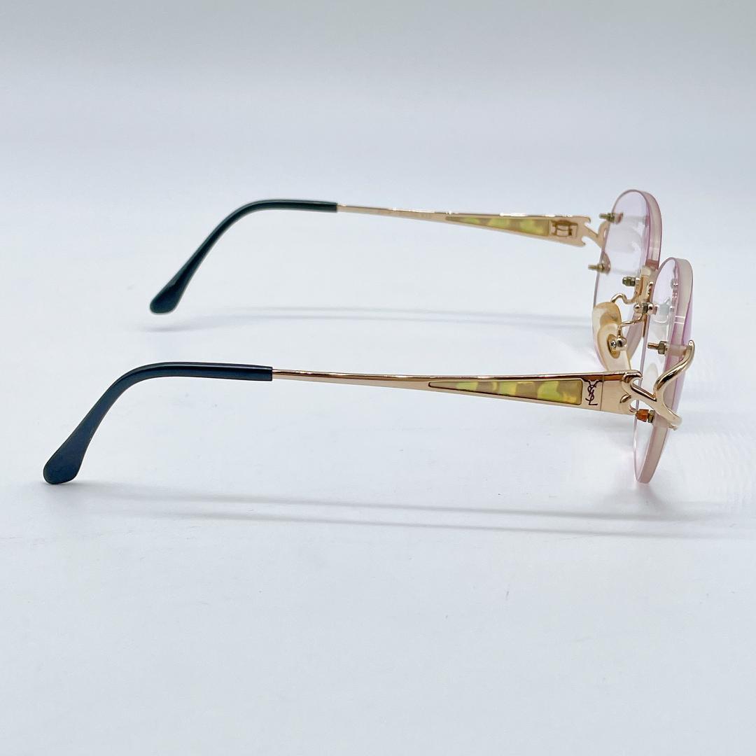 美品 Yves saint Laurent リムレス サングラス m403