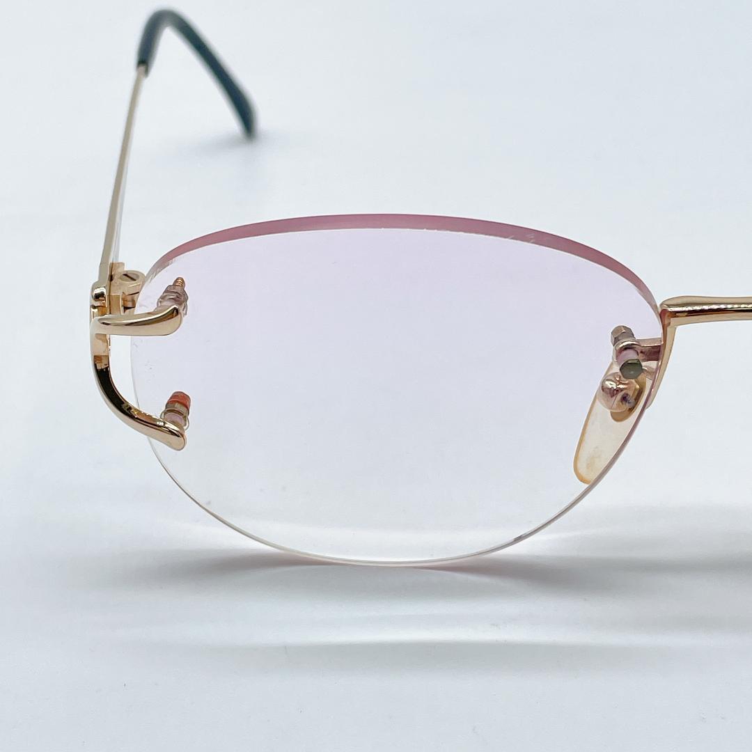 美品 Yves saint Laurent リムレス サングラス m403
