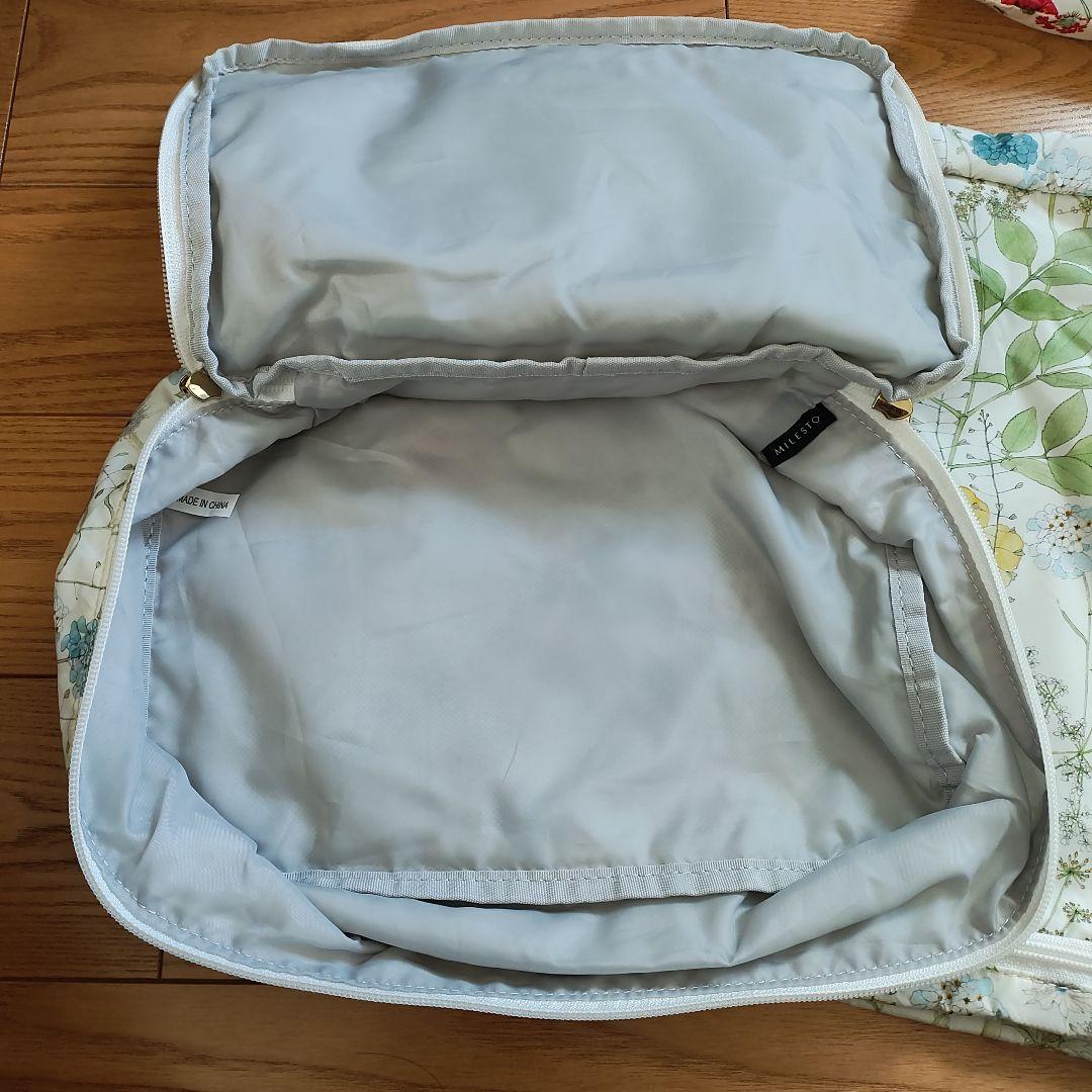 専用【中古】旅行用小分け袋　オーガナイザー大小2セット　折りたたみ傘　花柄
