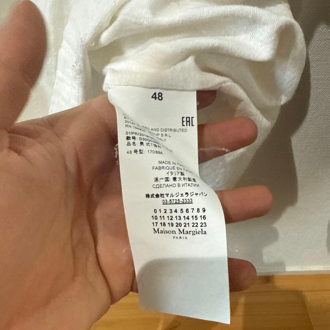 ま*る様 マルジェラ　Tシャツ サイズ48 T-Pablow着用
