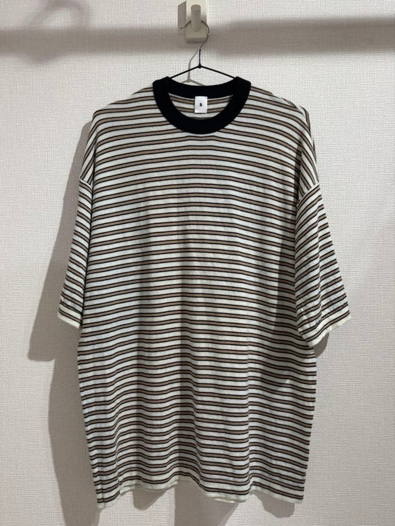 【LA BOUCLE / ラブークル】ウォッシャブル ビッグ ニット Tシャツ