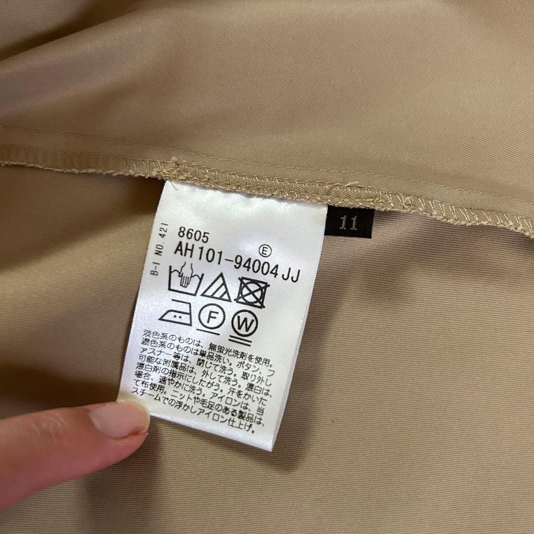 美品！reflect ウォッシャブル　トレンチコート11号