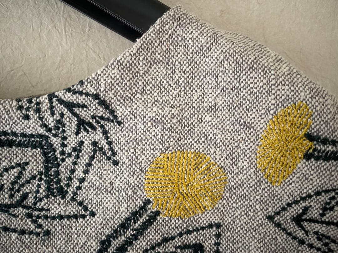 ミナペルホネン　tanpopo ハンドメイド　ジャンスカ　親子おそろい