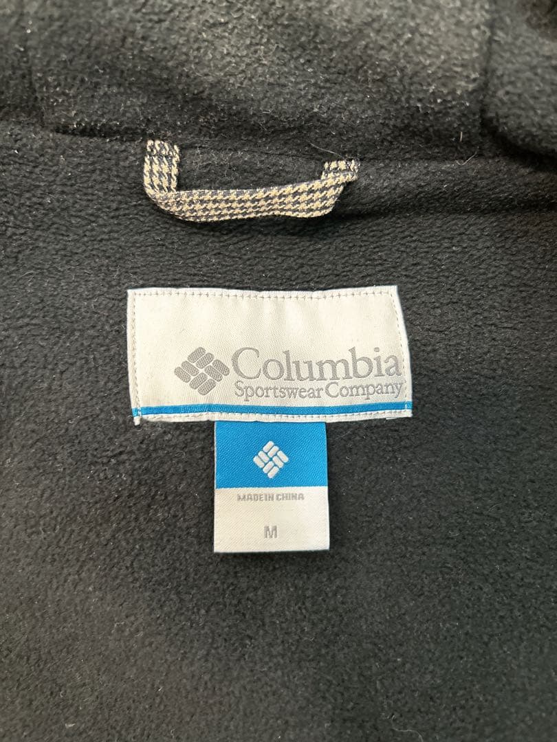 Columbia フードジャケット　千鳥柄　M 在原みゆ紀　00s