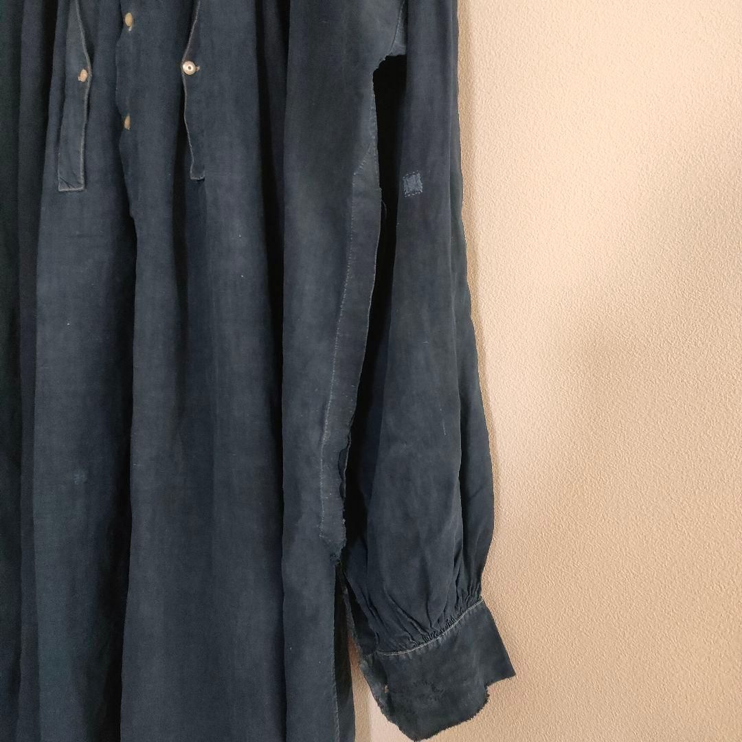 ジャケット・アウター 1900s antique biaude indigo linen smock