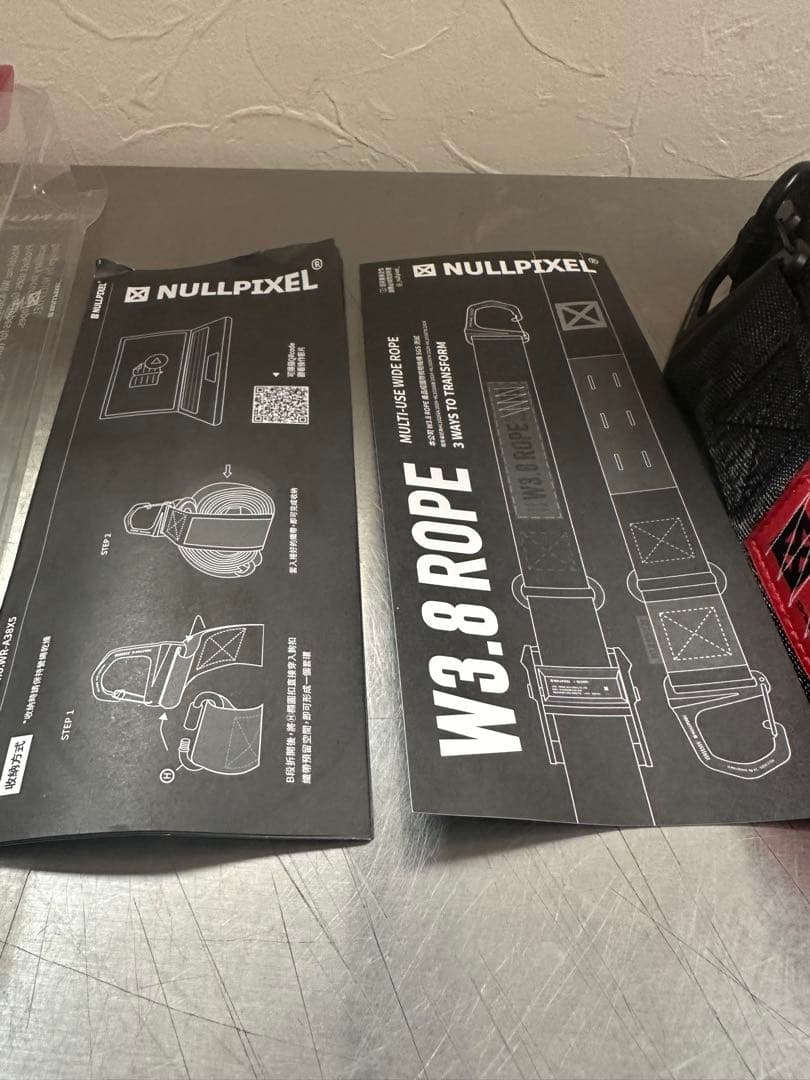 NULLPIXEL W3.8 ROPE ガイロープ ロープ