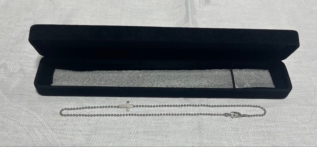 GUCCI ボールチェーンネックレス　K18WG
