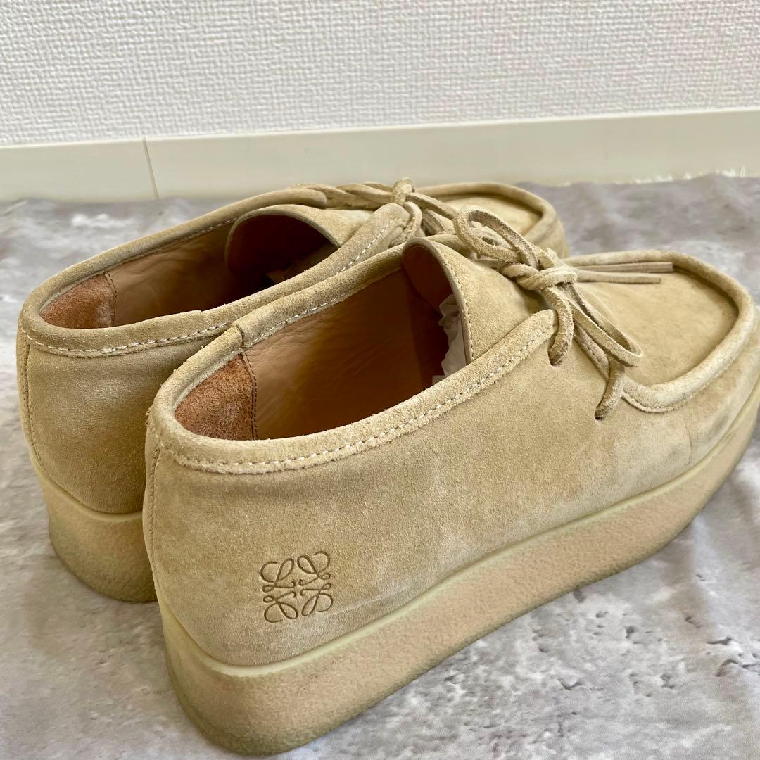 LOEWE プラットフォーム ワラビー 厚底 41 スエード 25.5㎝