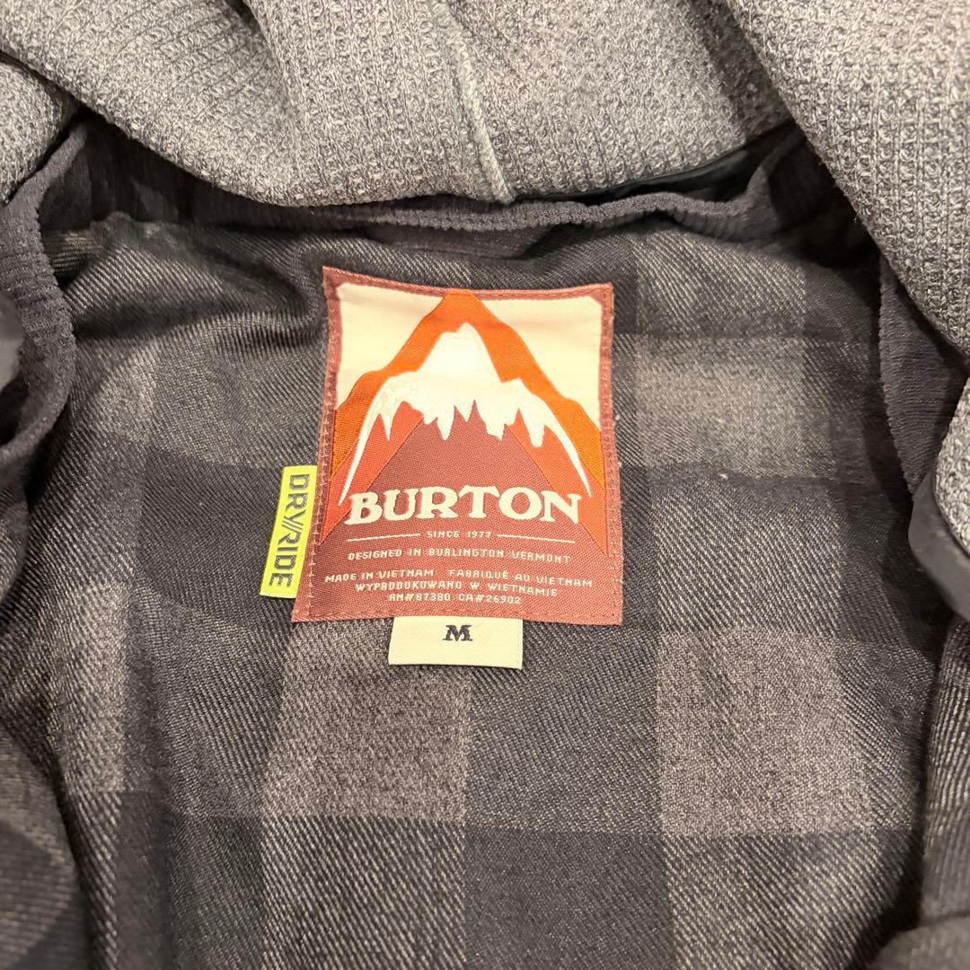BURTON フード付きスノーボードジャケット Mサイズ 極美品