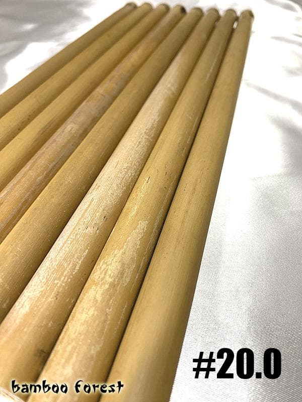 篠竹／女竹 篠笛／横笛素材 採取後10年以上物 20.0mm