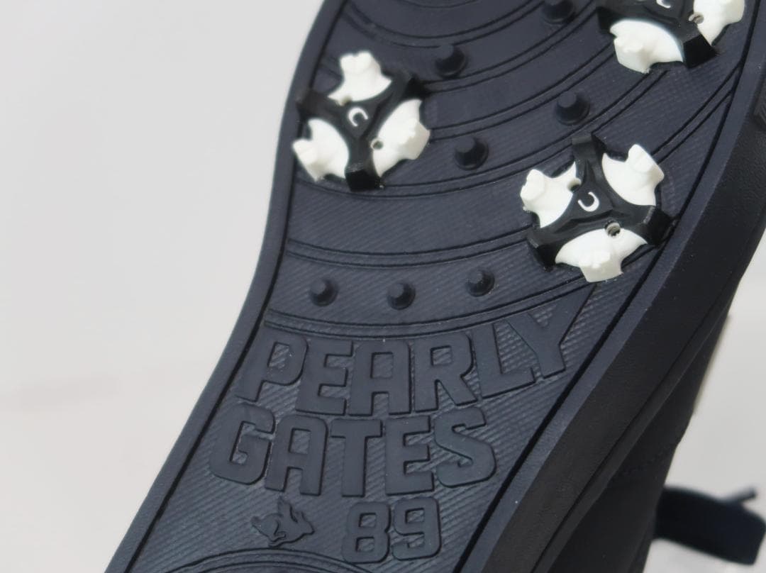 美品 PEARLY GATES ゴルフシューズ ローカット【G】.