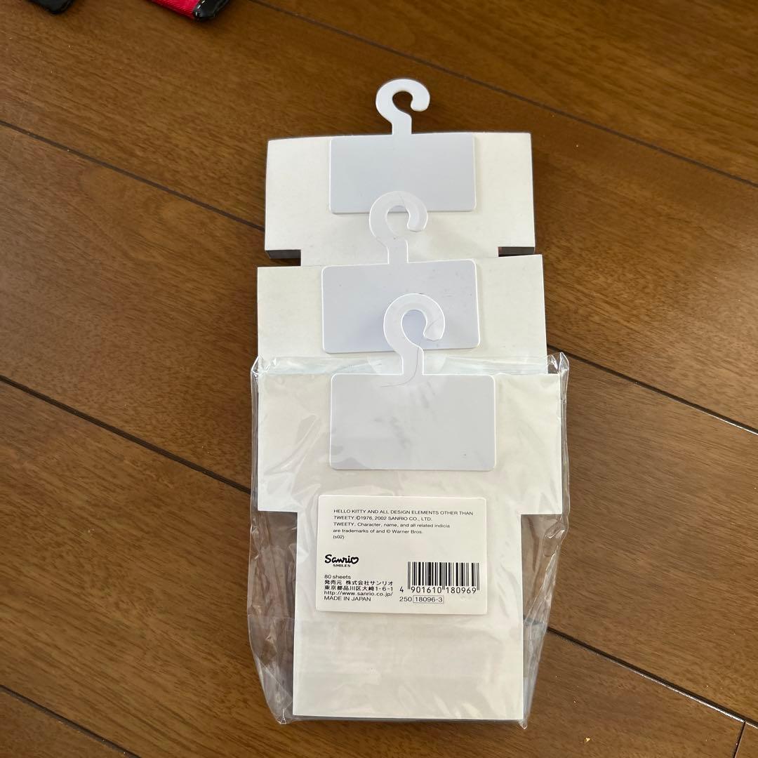 ツイーティー＆ハローキティ メモ帳 3個セット