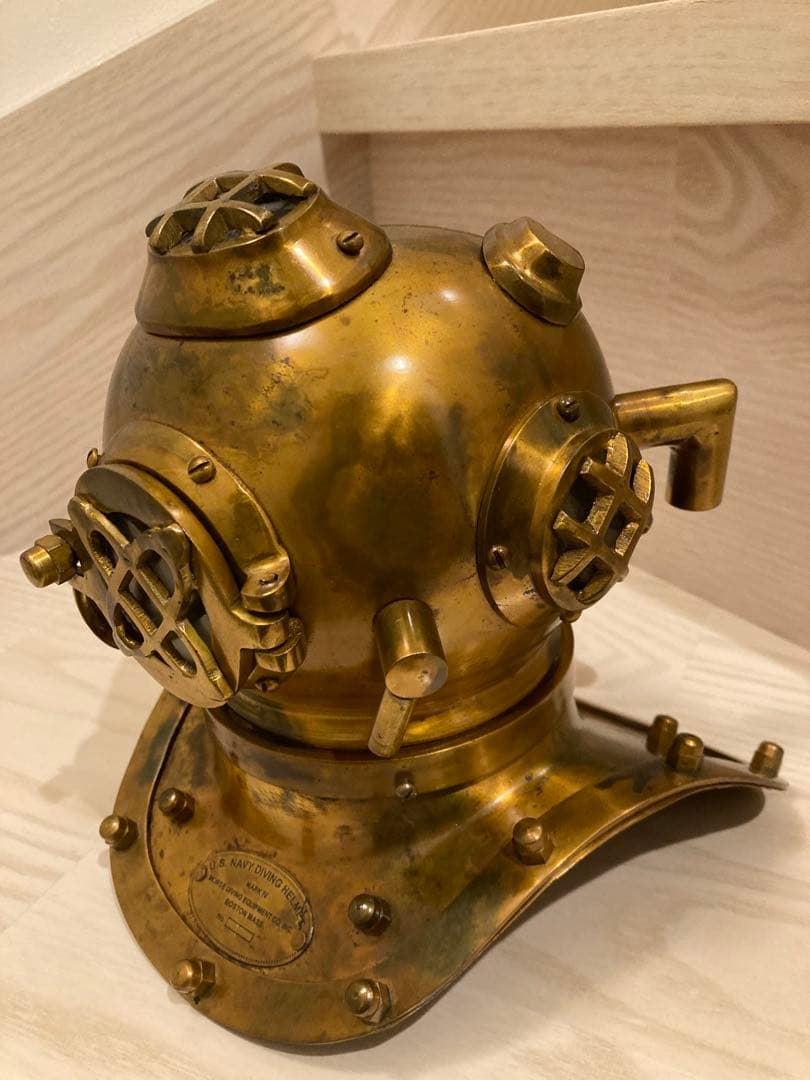 専用U.S. Navy Diving Helmet Mark IV 潜水オブジェ