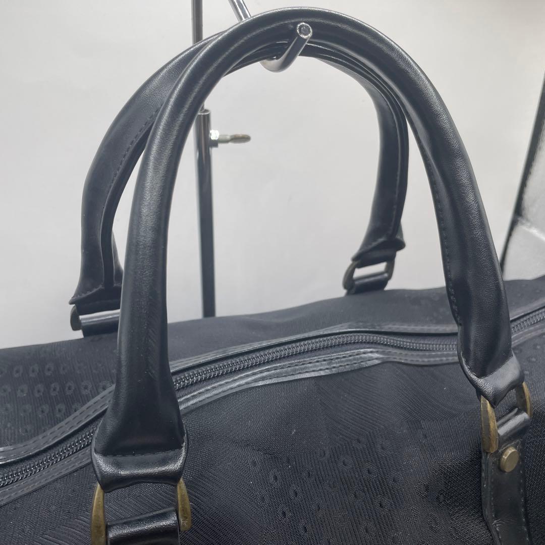 美品✨ KENZO ケンゾー ジャガード ナイロン ボストンバッグ 2way 黒