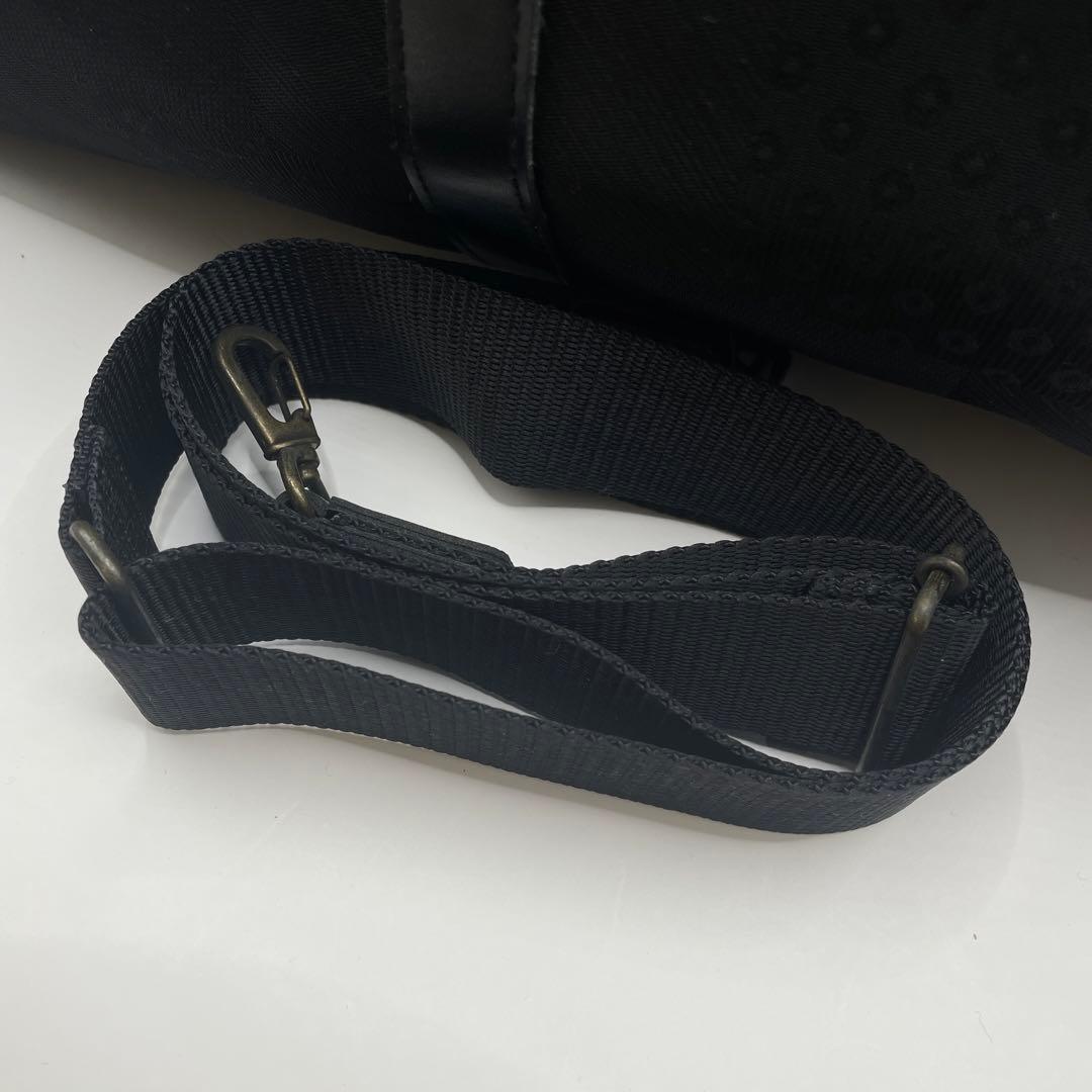 美品✨ KENZO ケンゾー ジャガード ナイロン ボストンバッグ 2way 黒