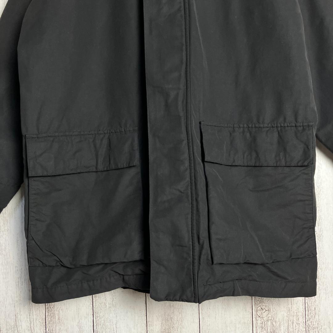 【ライナー付き】ポロラルフローレン☆90s ロングジャケット　ブルゾン ブラック