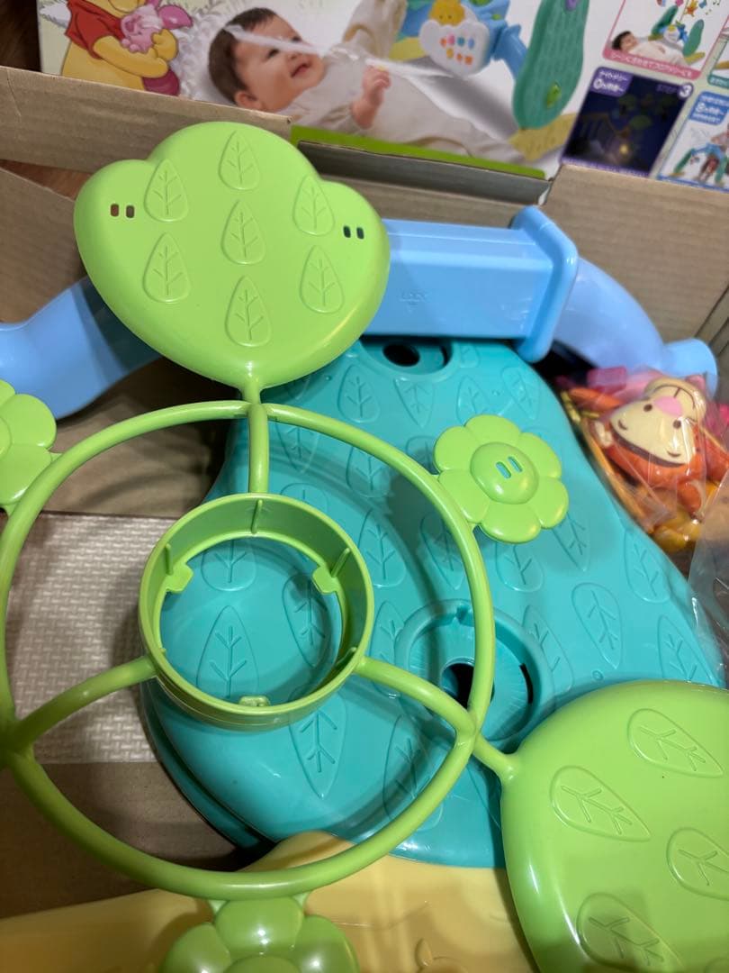 【美品】プーメリーDisney 6WAYジム 箱付き