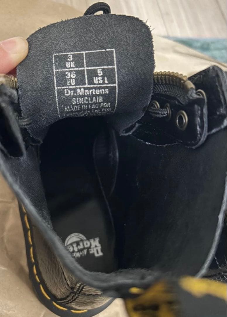 Dr.Martens　SINCLAIR パテント 8ホール22.5cm 3UK