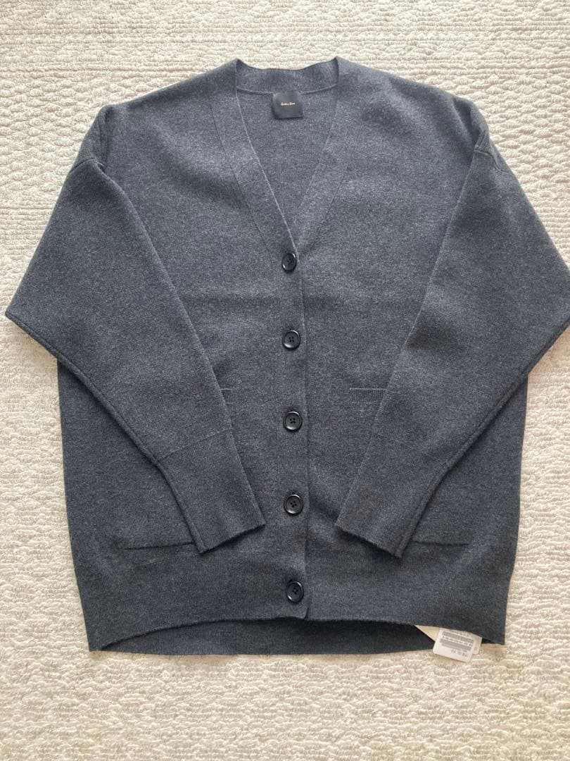 タグ付き☆ Spick and Span ダブルジャガードカーディガン グレー