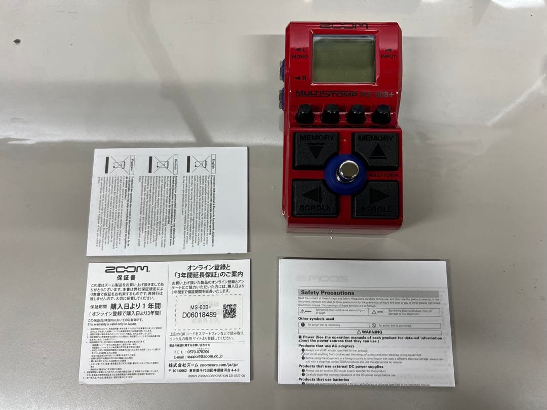 ZOOM MS-60B+ マルチエフェクター