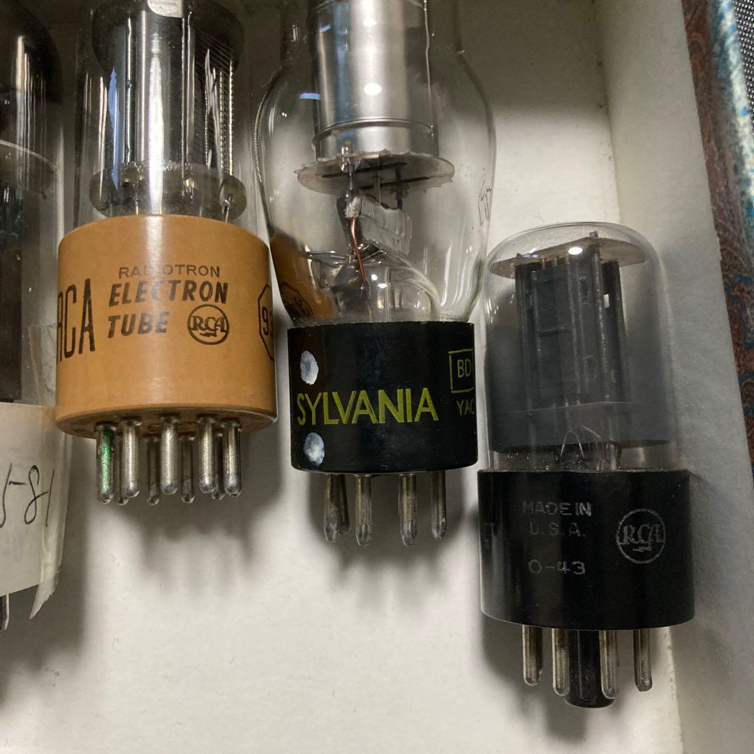 海外製　真空管セット RCA SYLVANIA 6080 7581A等　12本