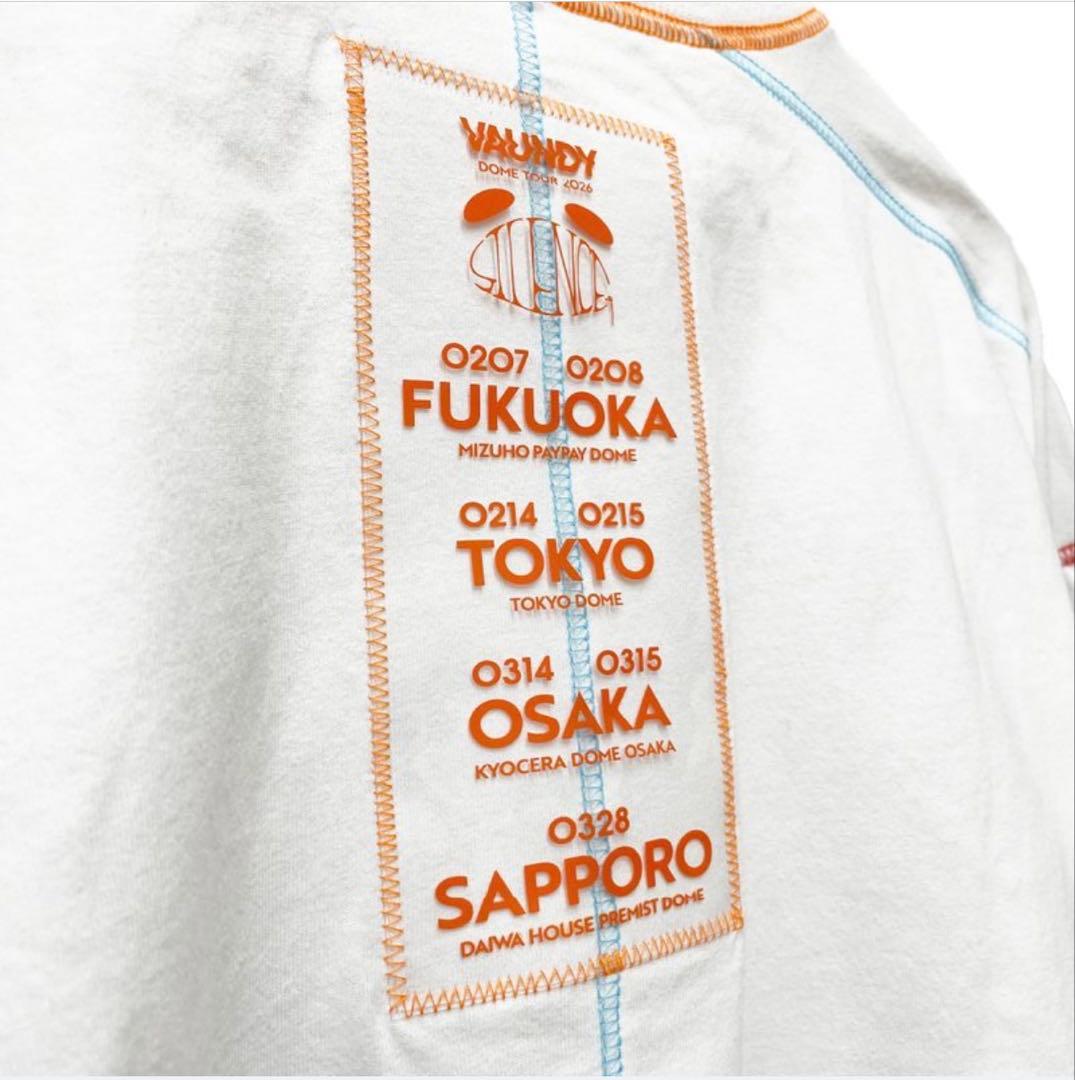 【M】新品Logo Layered T-shirt SIlENCE white